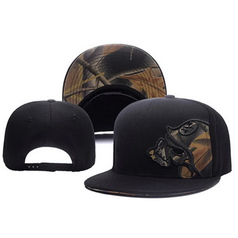 Unisex Skeleton Embroidery Bas – Snapback Hat Flat recenzja i cena
