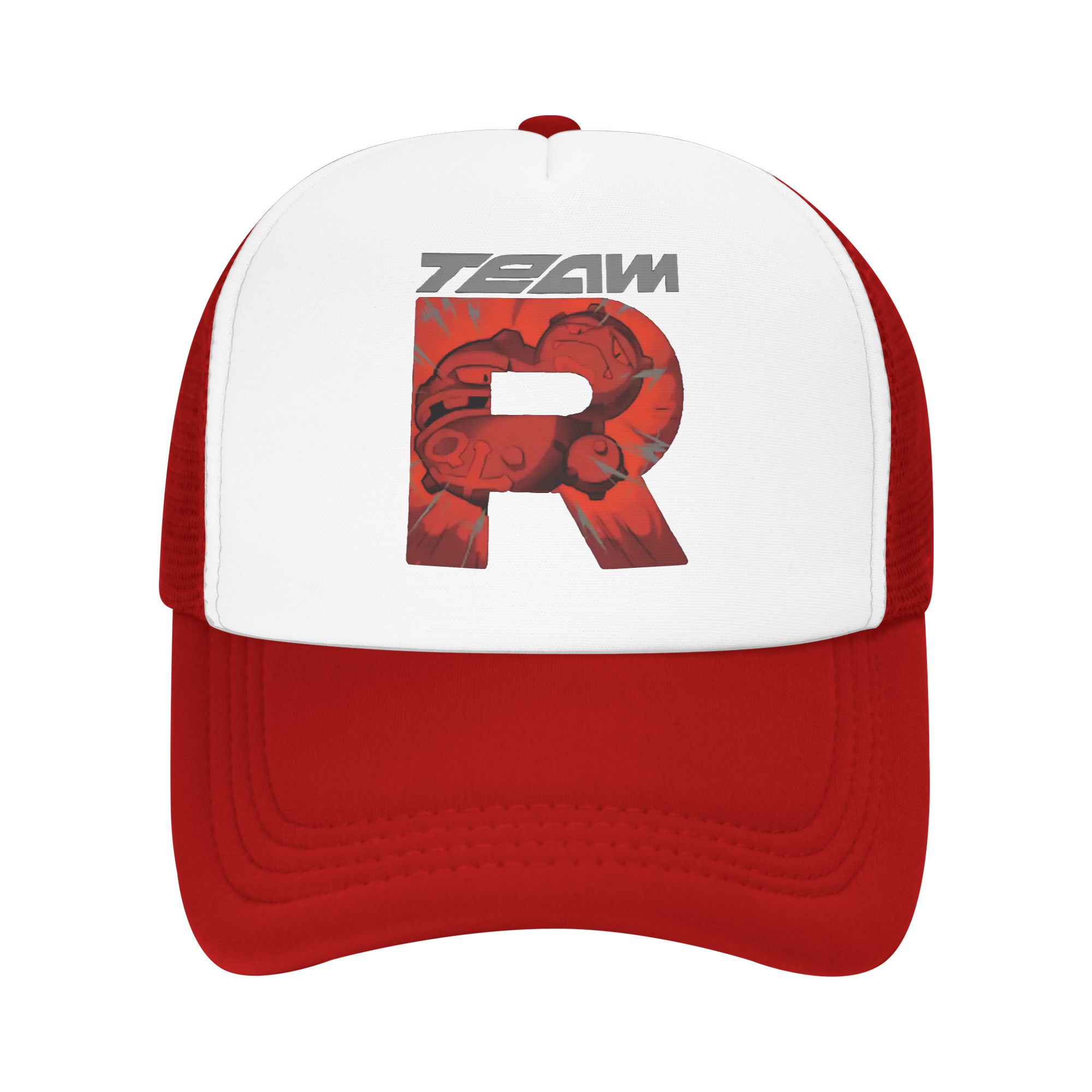 team rocket logo letter R POKE – Trucker Cap Mesh recenzja i cena