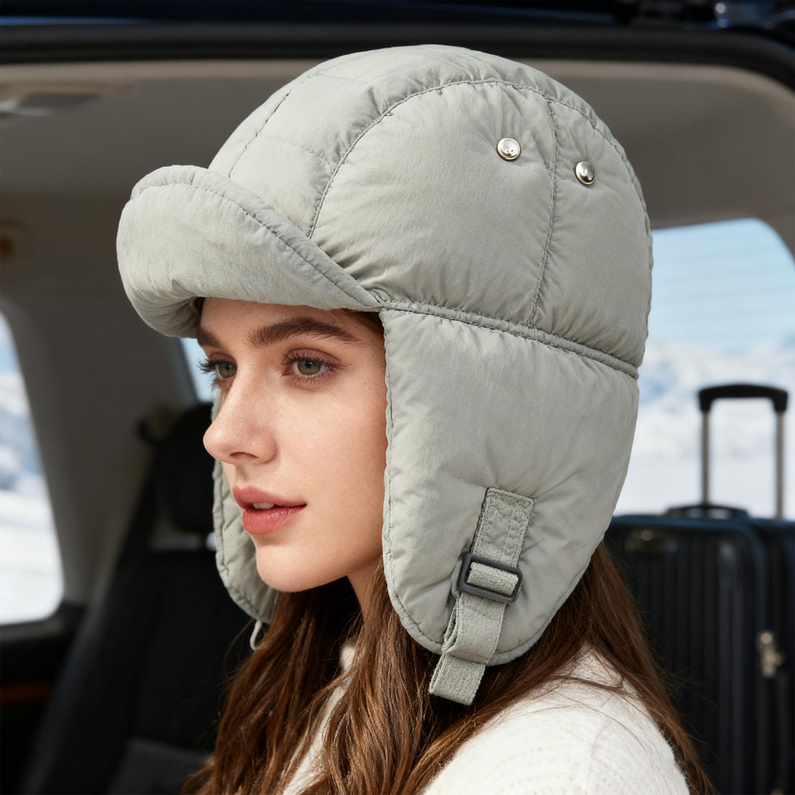 Trapper Hat Warm Headwear With – Trapper Hat Ear Flap recenzja i cena
