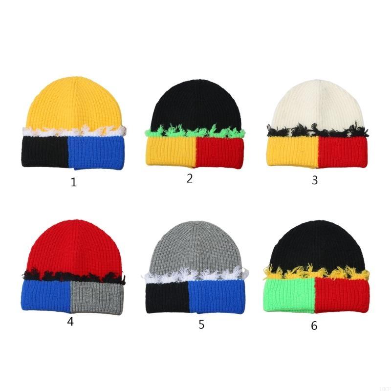Korean Version Color Matching  – Beanie Cuffed Knit recenzja i cena