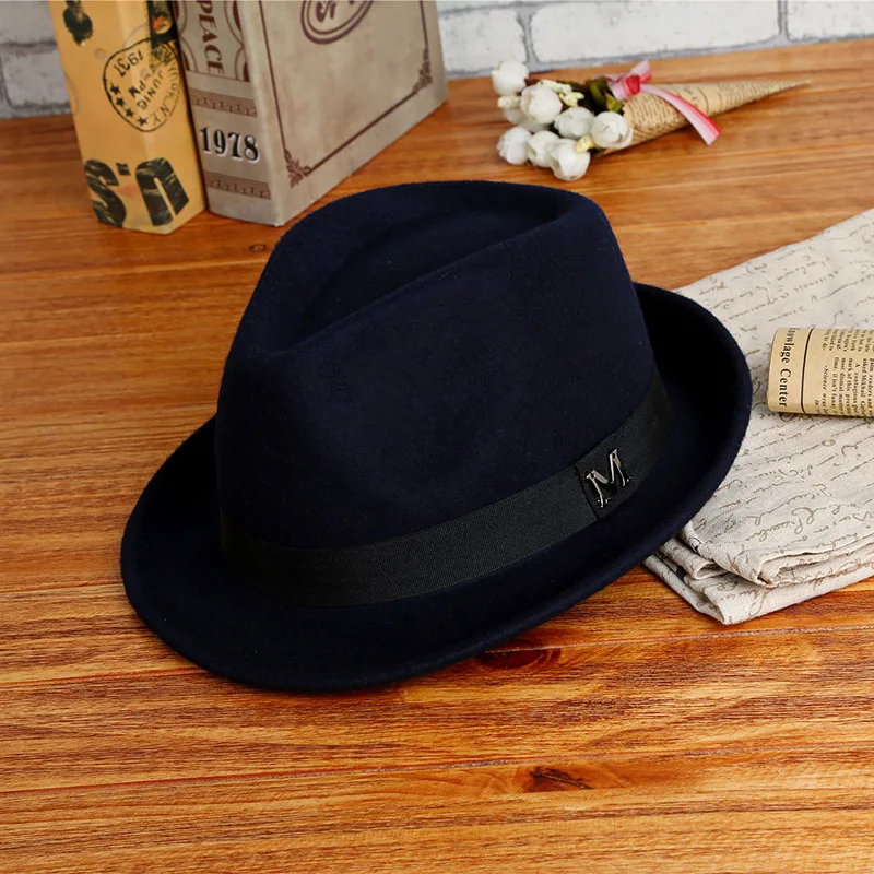 2025 Men Winter Thick Warm Fel – Fedora Hat Wool recenzja i cena