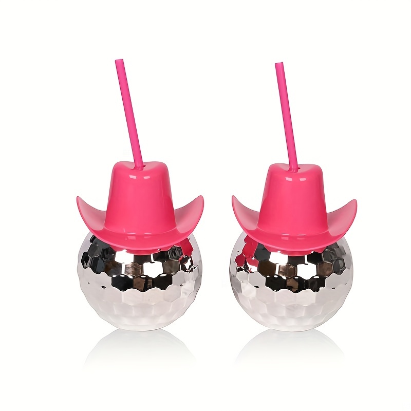 Disco Ball Cowboy Hat Tumbler  – Cowboy Hat Straw recenzja i cena