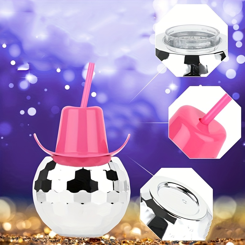 Disco Ball Cowboy Hat Tumbler  – Cowboy Hat Straw recenzja i cena