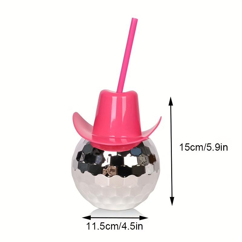 Disco Ball Cowboy Hat Tumbler  – Cowboy Hat Straw recenzja i cena