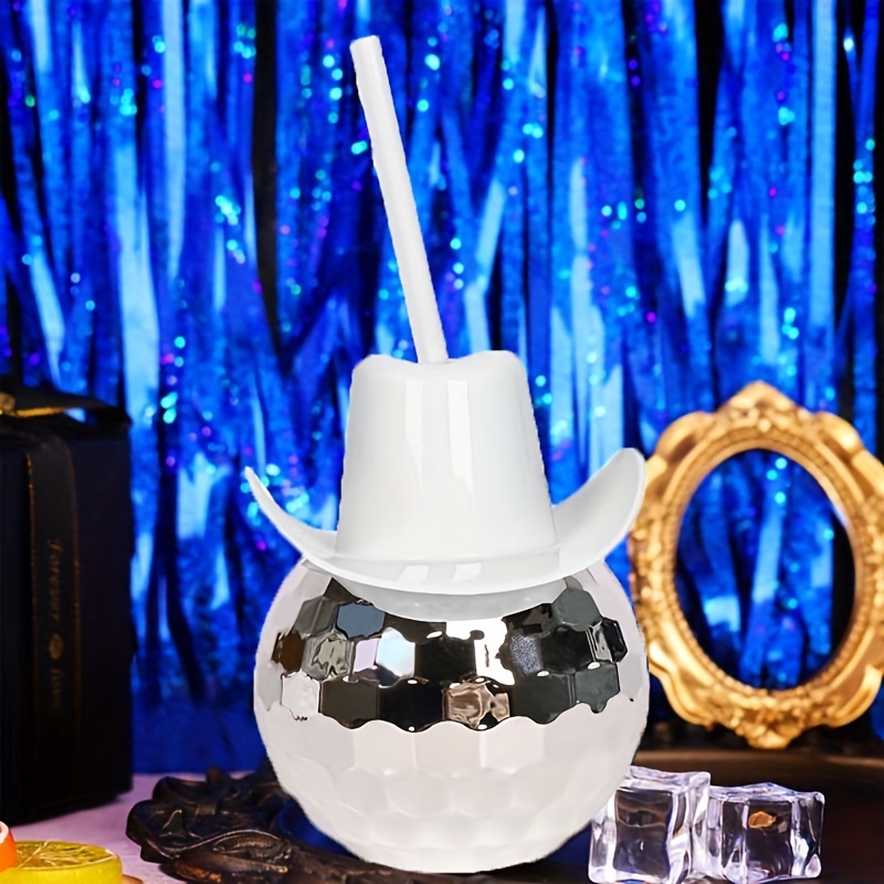 Disco Ball Cowboy Hat Tumbler  – Cowboy Hat Straw recenzja i cena