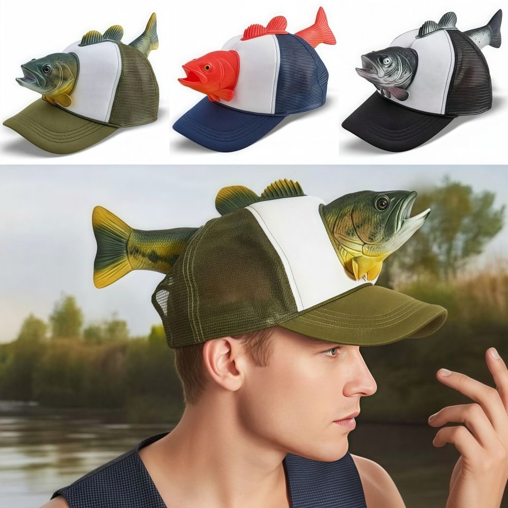 Funny 3D Fish Animal Trucker H – Trucker Cap Mesh recenzja i cena