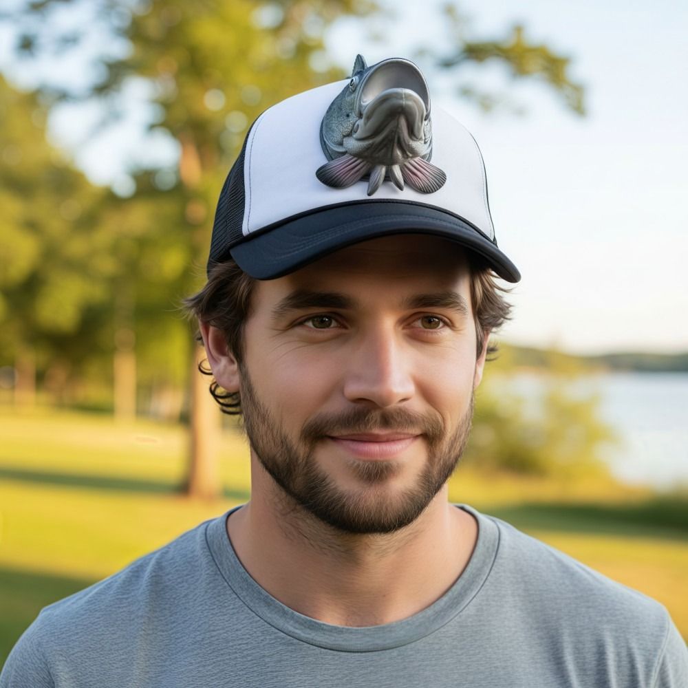 Funny 3D Fish Animal Trucker H – Trucker Cap Mesh recenzja i cena