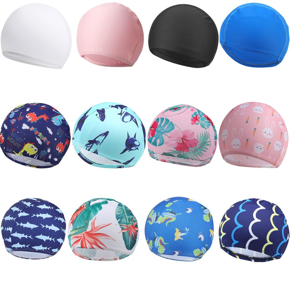Cartoon  Children Boys Girls H – Swim Hat Silicone recenzja i cena