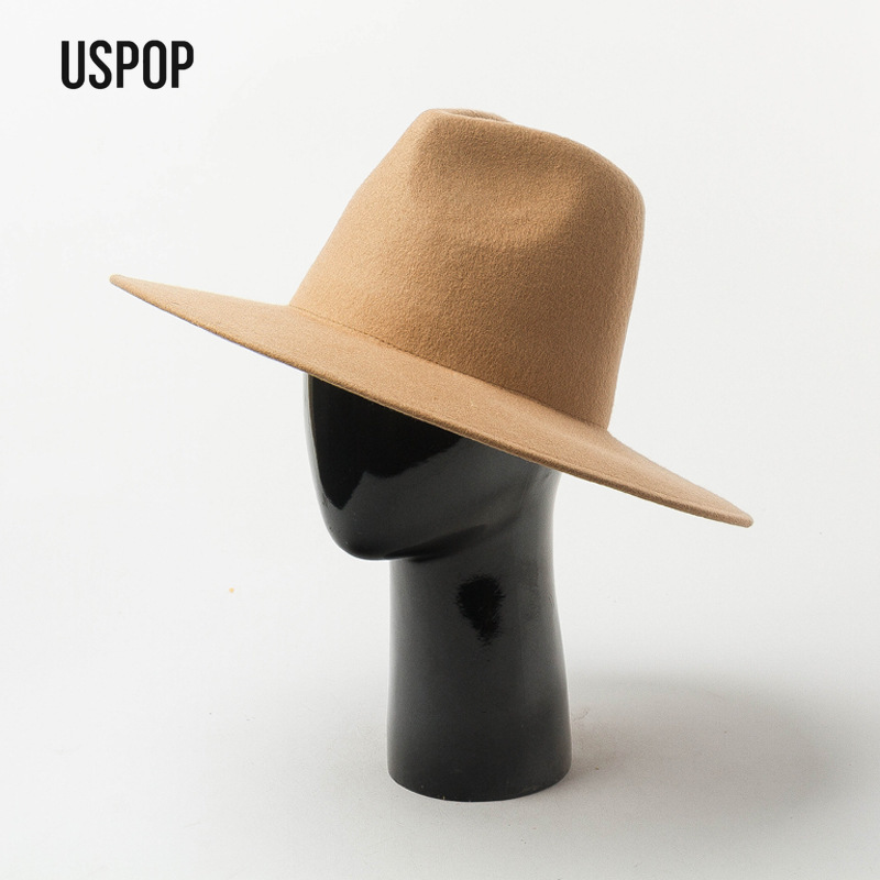 USPOP Autumn Winter Fashion Pl – Fedora Hat Wool recenzja i cena