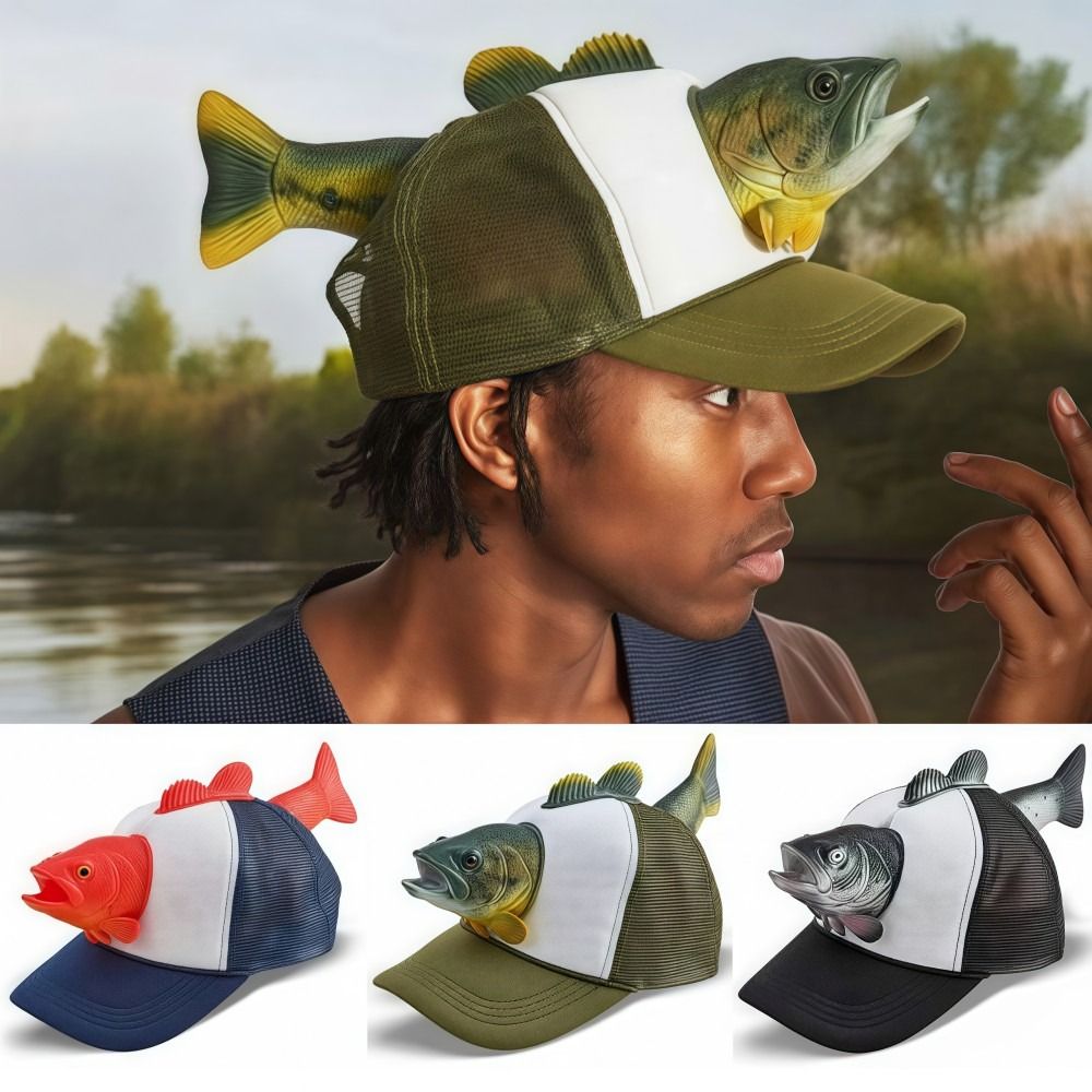Funny 3D Fish Animal Trucker H – Trucker Cap Mesh recenzja i cena