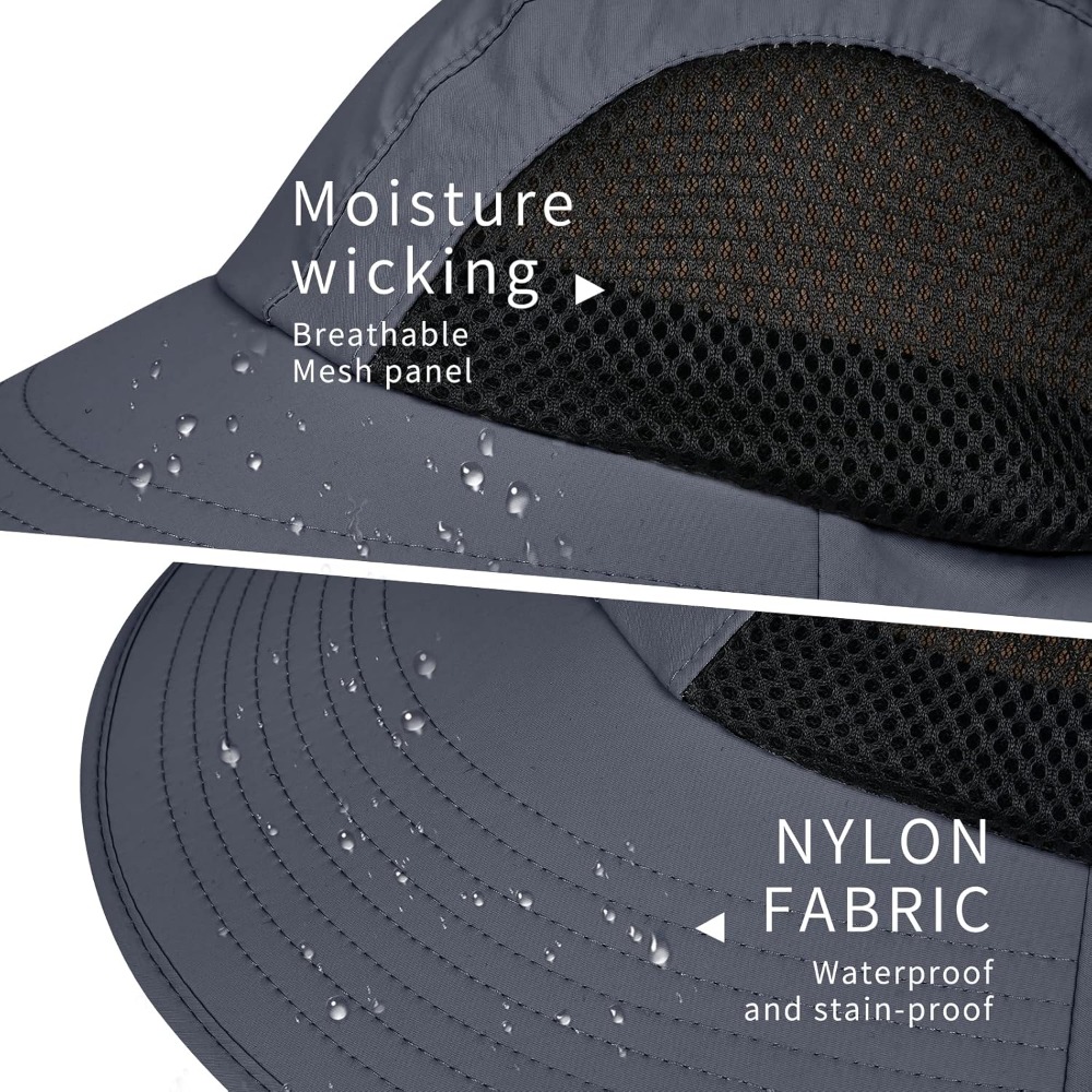 Sun Hat for Men Women with Nec – Sun Hat Wide Brim recenzja i cena