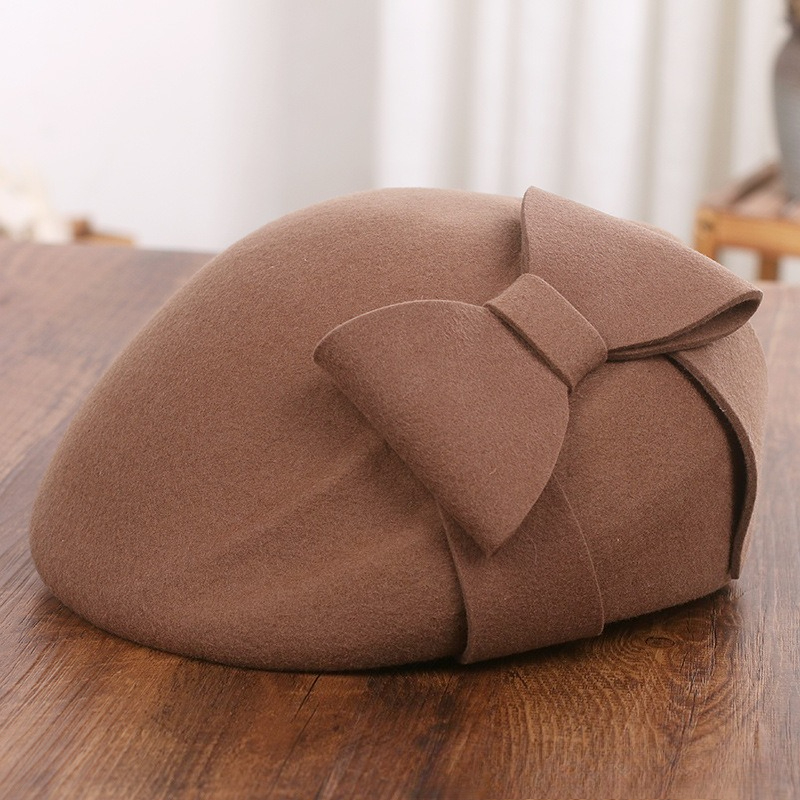 French Elegant Mesh-Bow Wool B – Beret French Wool recenzja i cena