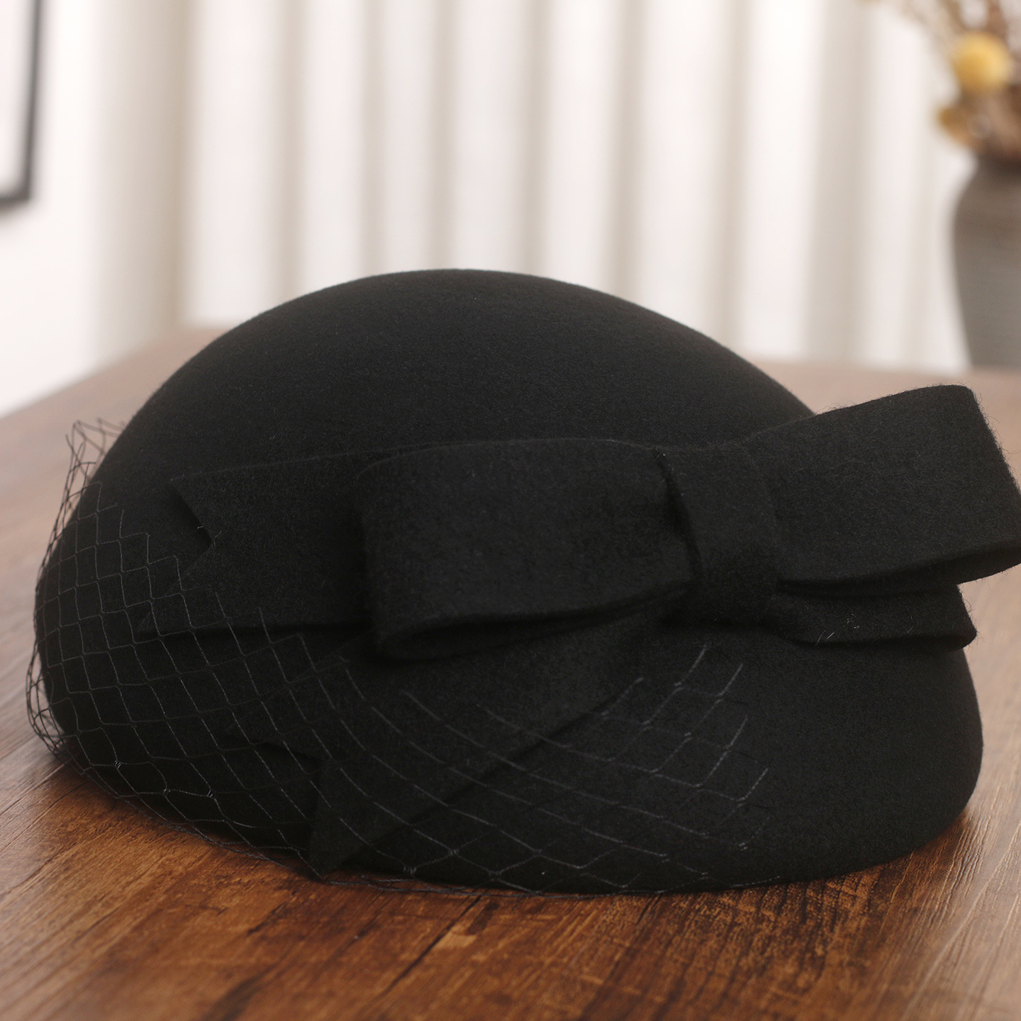 French Elegant Mesh-Bow Wool B – Beret French Wool recenzja i cena
