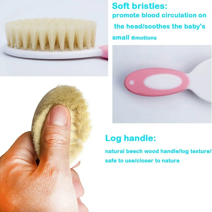 Baby Hair Brush Set for Newbor – Swim Hat Silicone recenzja i cena