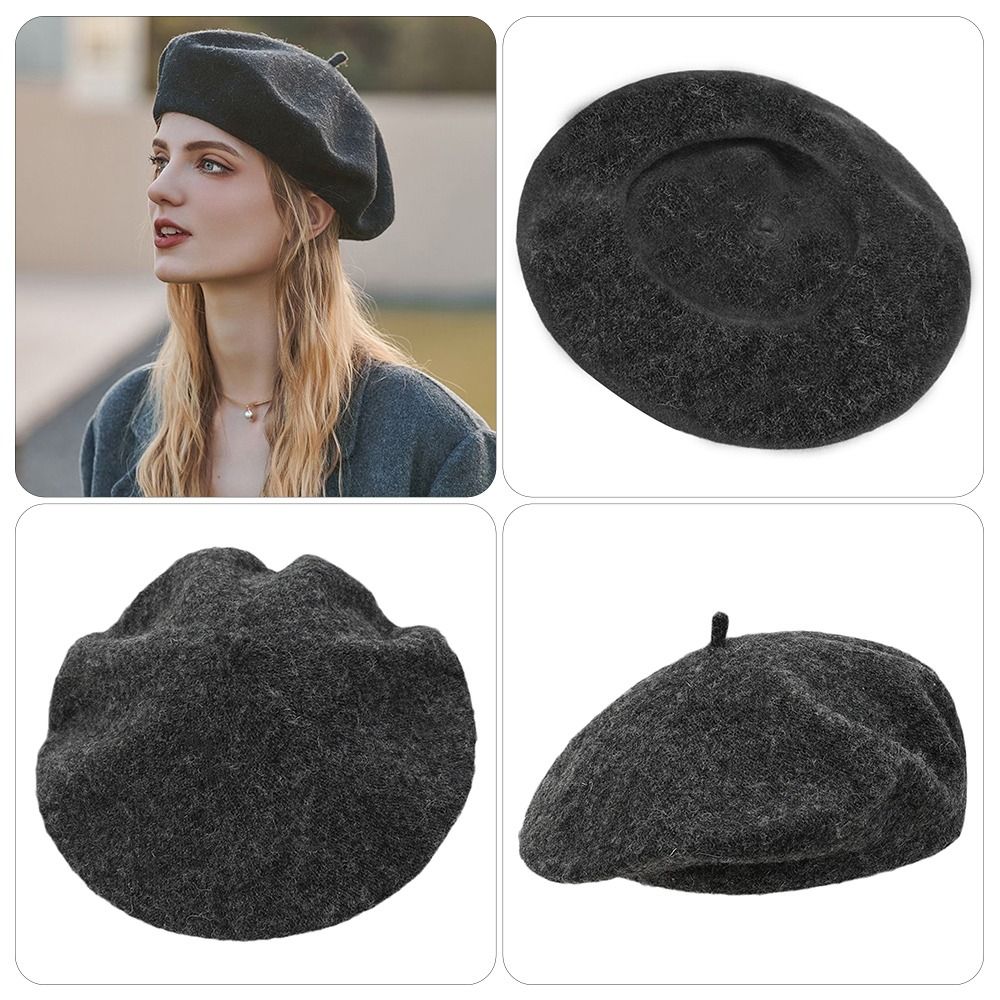 Berets Hat Autumn Winter Warm  – Beret French Wool recenzja i cena