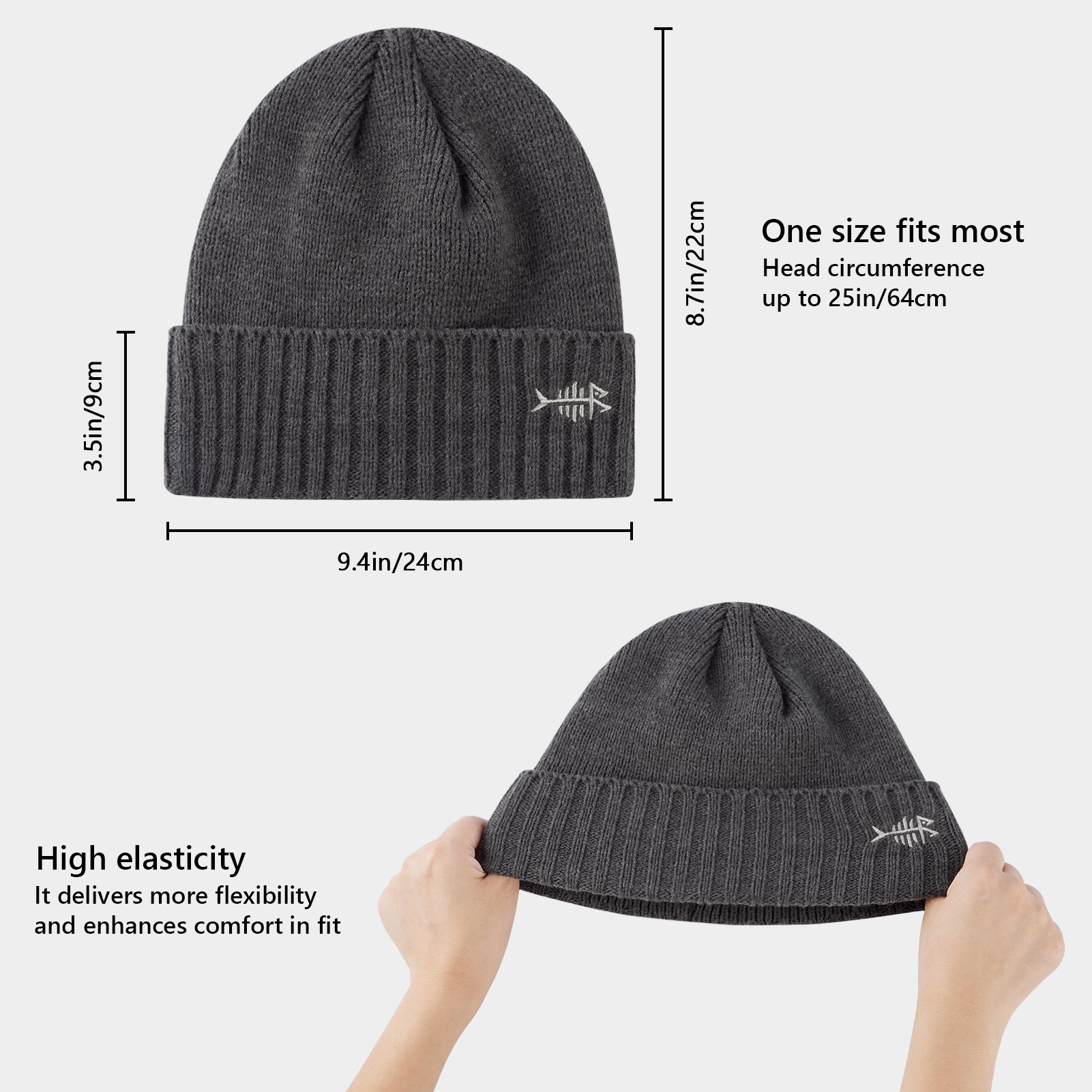 BASSDASH Winter Beanie Hats wi – Beanie Cuffed Knit recenzja i cena
