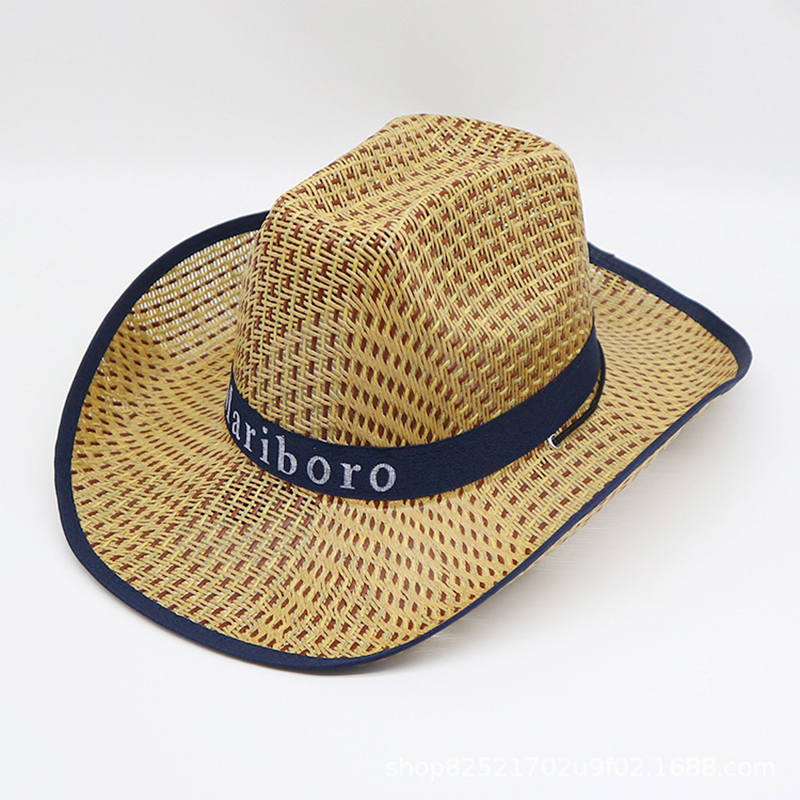 Men Retro Western Cowboy Summe – Cowboy Hat Straw recenzja i cena
