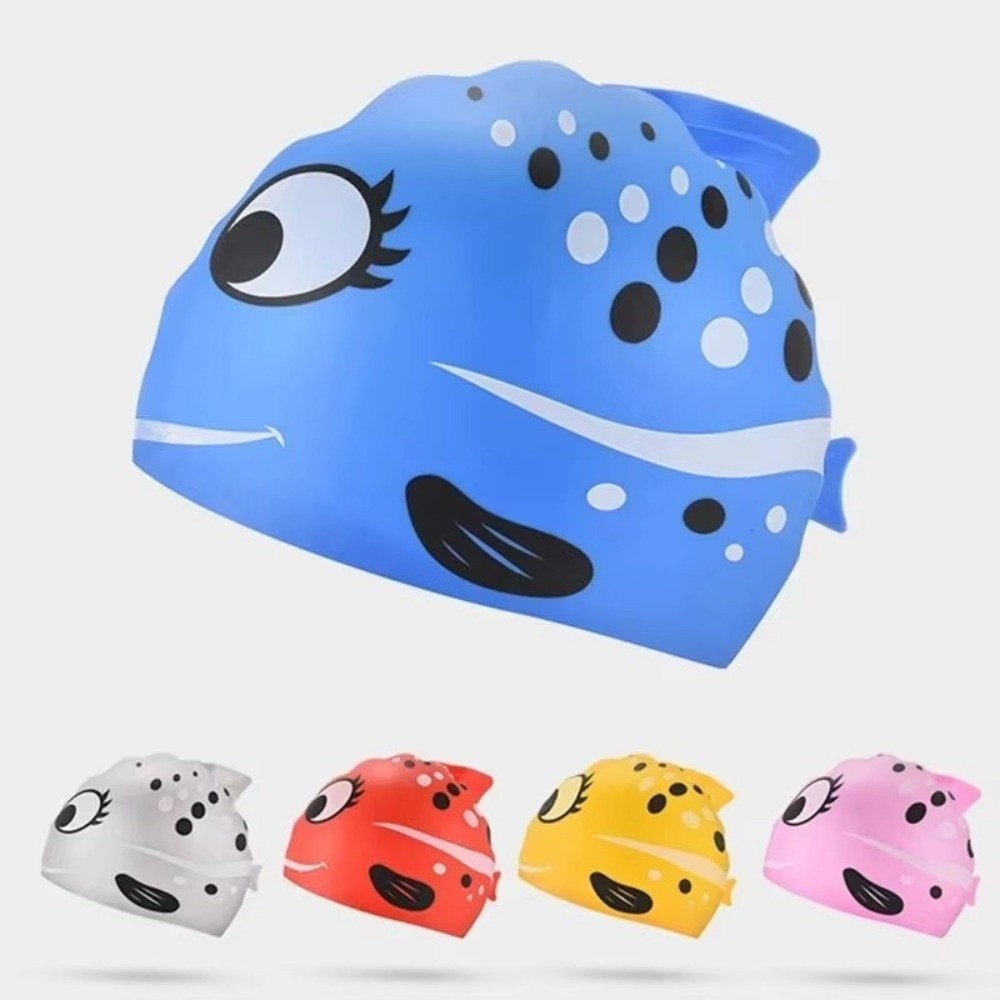 Cute Elastic Children's Swimmi – Swim Hat Silicone recenzja i cena