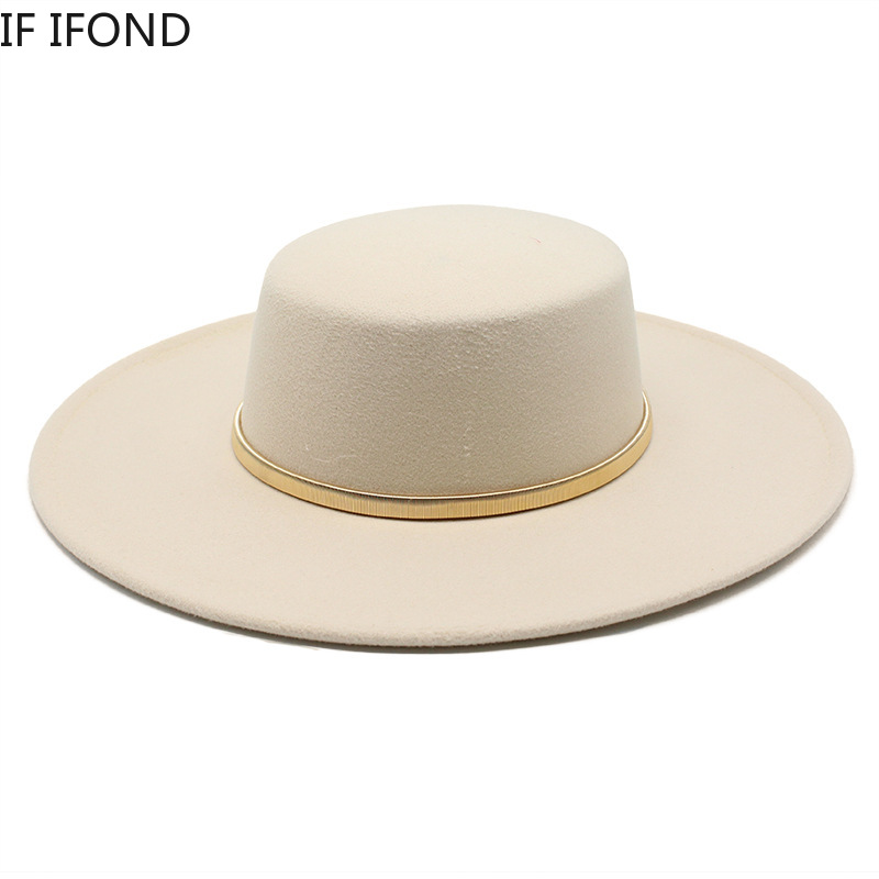 Black Big Wide Brim Church Der – Fedora Hat Wool recenzja i cena