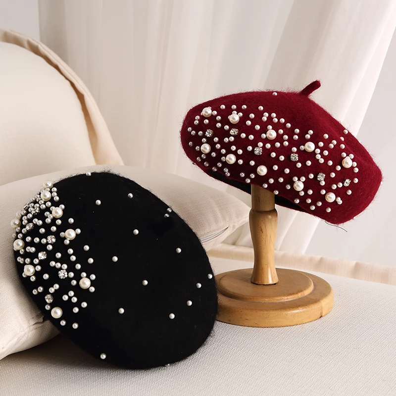 2024 Winter Wool Beret with Rh – Beret French Wool recenzja i cena