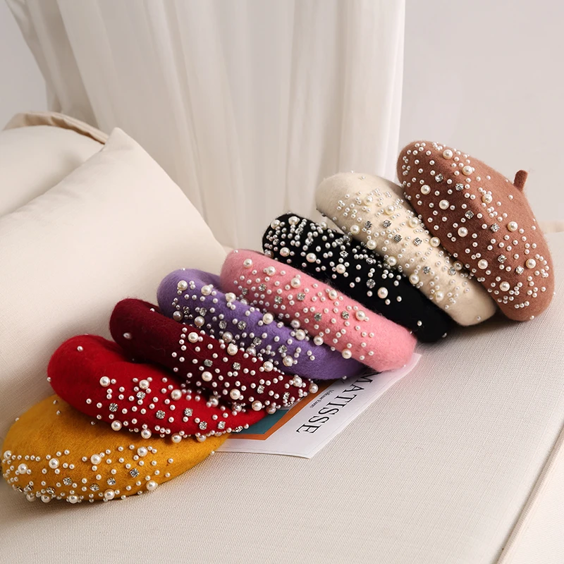 2024 Winter Wool Beret with Rh – Beret French Wool recenzja i cena