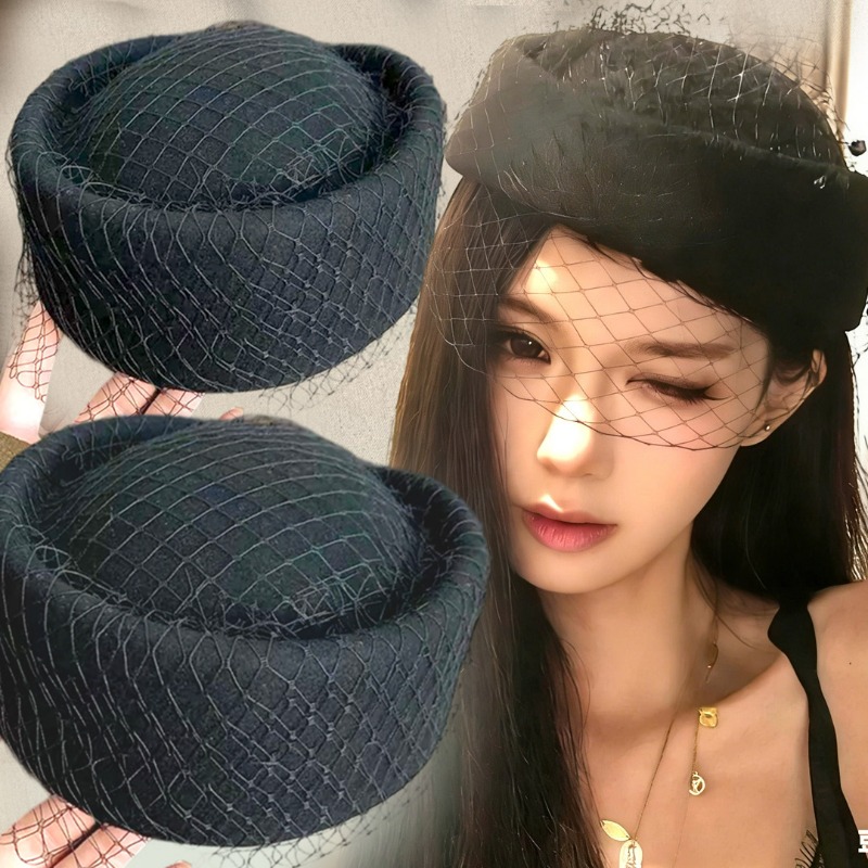 Fashion Mesh Flat Top Beret Ha – Beret French Wool recenzja i cena