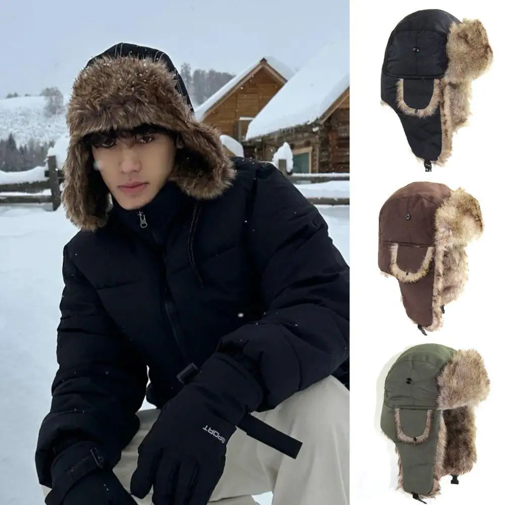 1PC Winter Trapper Aviator Tro – Trapper Hat Ear Flap recenzja i cena