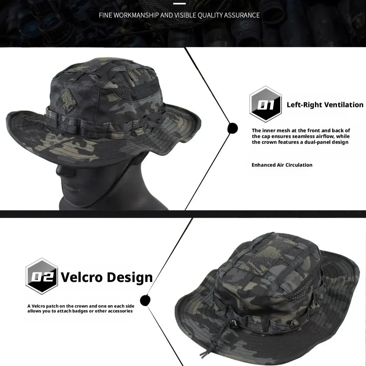 Milspec Tactical Boonie Hat, M – Boonie Hat Tactical recenzja i cena