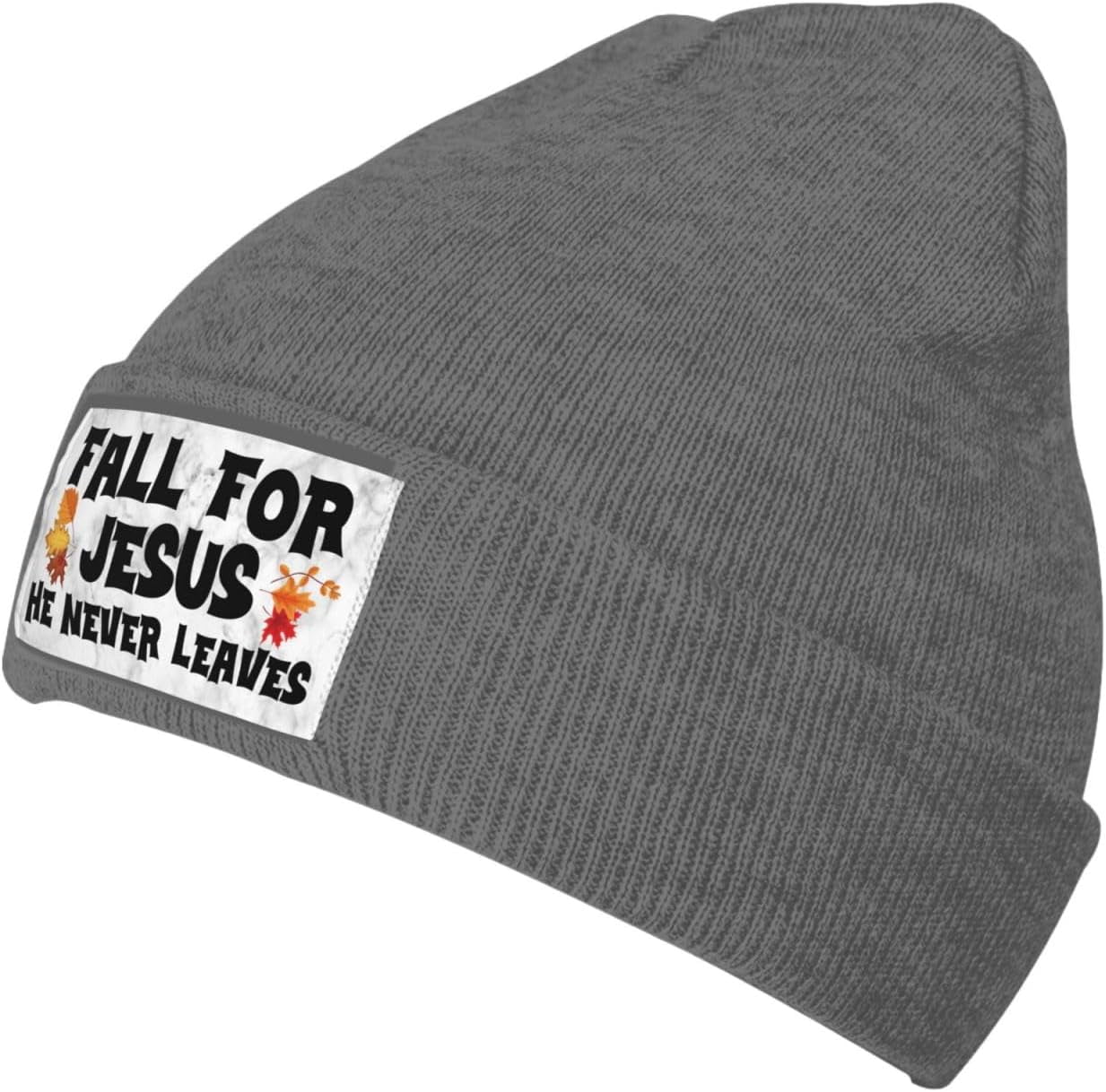 Fall For Jesus He Never Leaves – Beanie Cuffed Knit recenzja i cena