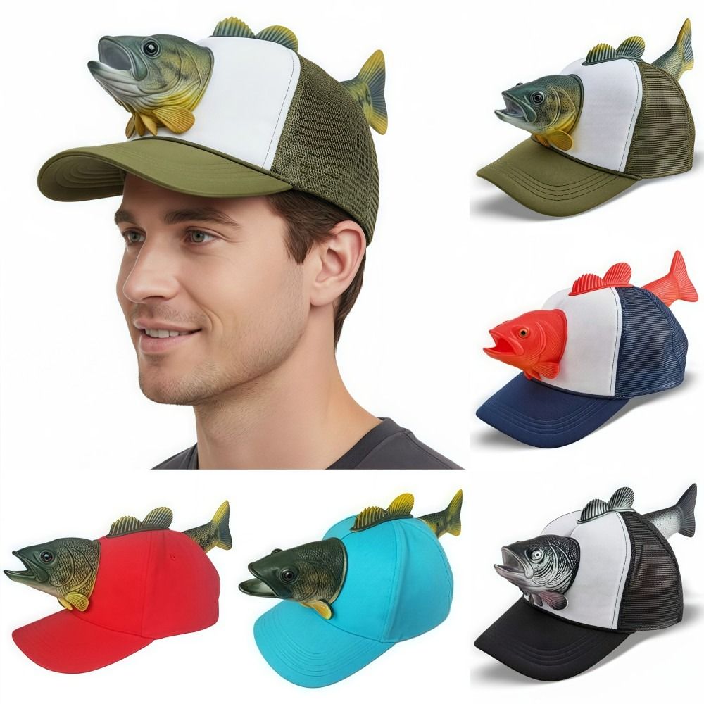 Funny 3D Fish Animal Trucker H – Trucker Cap Mesh recenzja i cena