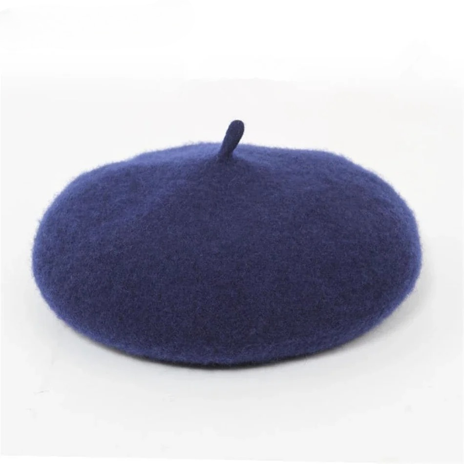 Navy Children Wool Beret Girl  – Beret French Wool recenzja i cena
