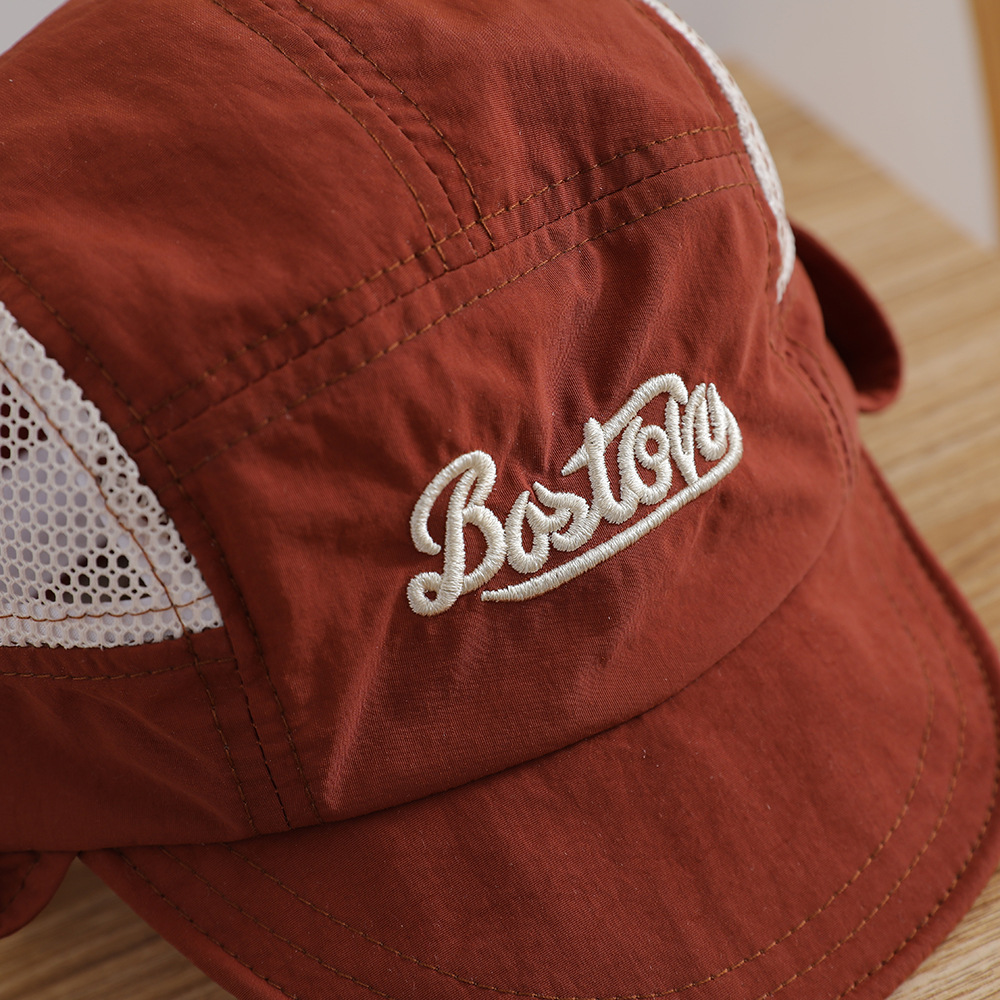 Letter Embroidered Baby Sun Ha – Bucket Hat Cotton recenzja i cena
