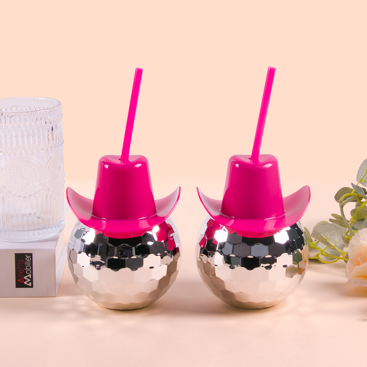 Disco Ball Cups Cowboy hat Dis – Cowboy Hat Straw recenzja i cena