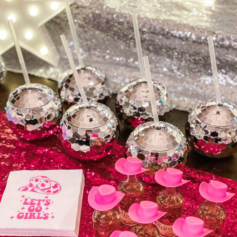 Disco Ball Cups Cowboy hat Dis – Cowboy Hat Straw recenzja i cena