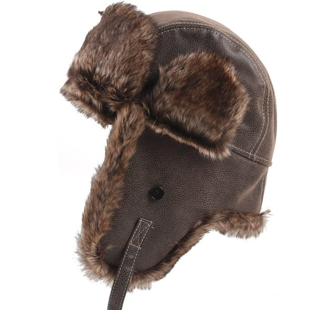 New Leather Winter Trapper Hat – Trapper Hat Ear Flap recenzja i cena