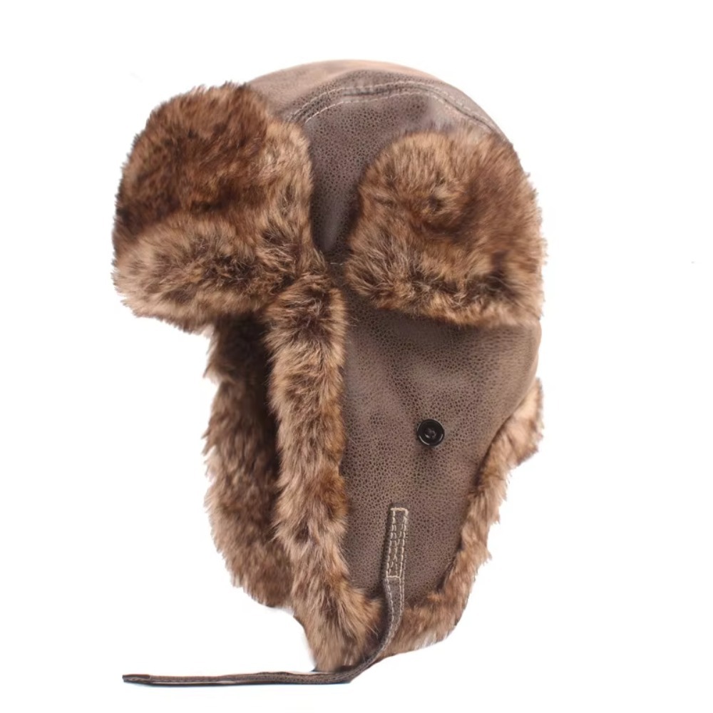 New Leather Winter Trapper Hat – Trapper Hat Ear Flap recenzja i cena