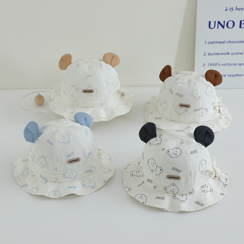 Cartoon Baby Fisherman Hat Cut – Bucket Hat Cotton recenzja i cena