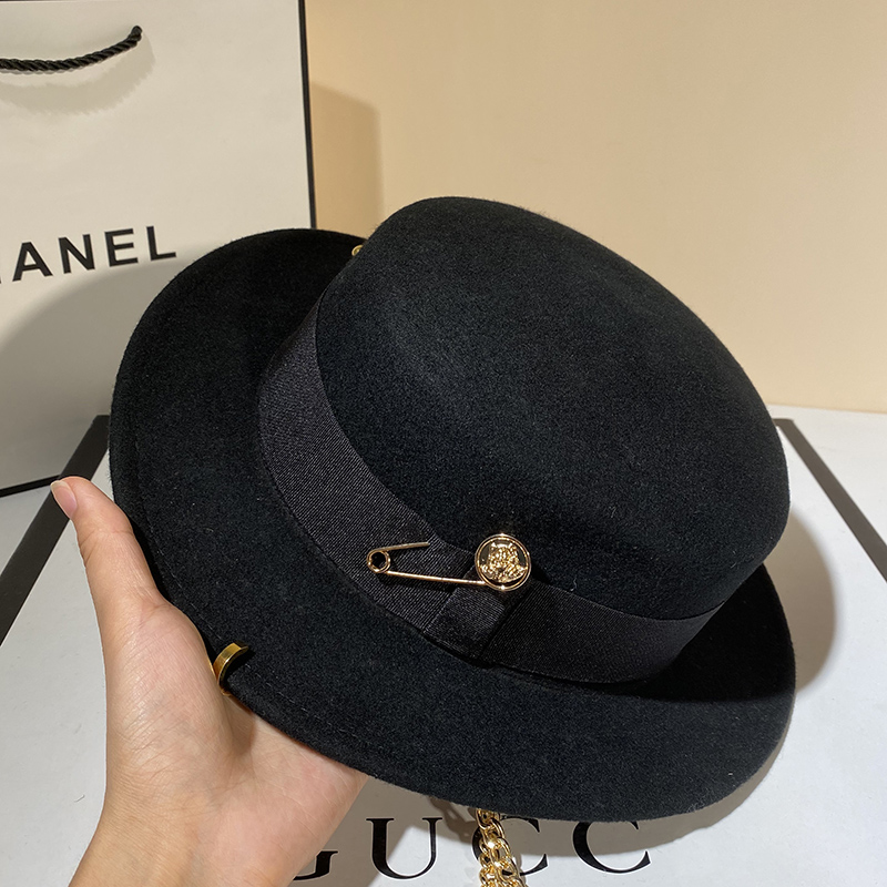 USPOP New Winter Hats Women Bl – Fedora Hat Wool recenzja i cena