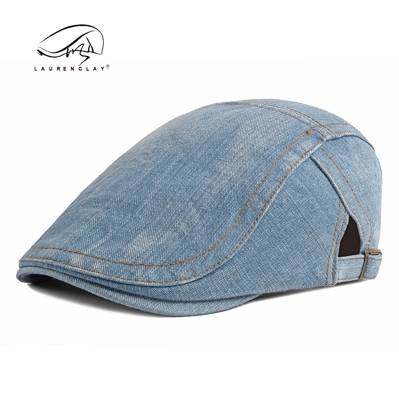 Denim Newsboy Hats Adjustable  – Newsboy Cap Ivy recenzja i cena