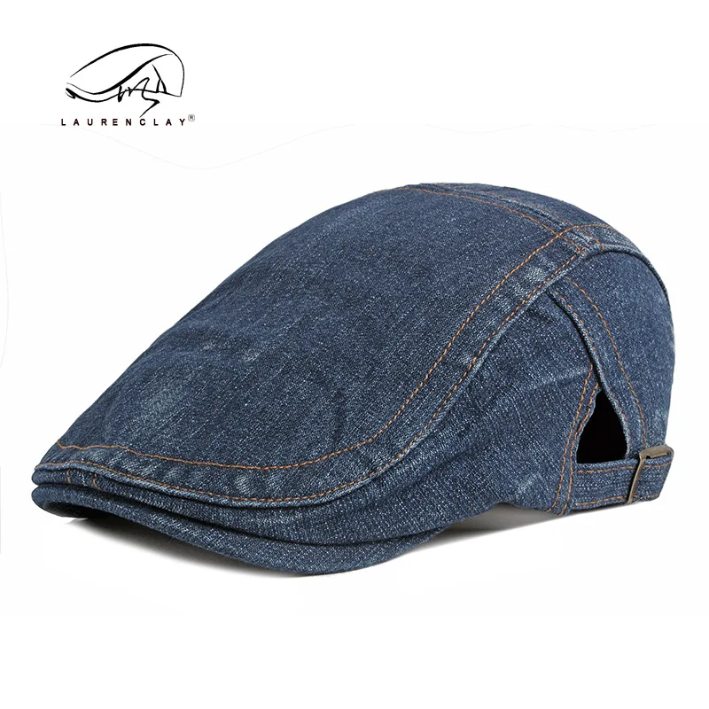 Denim Newsboy Hats Adjustable  – Newsboy Cap Ivy recenzja i cena