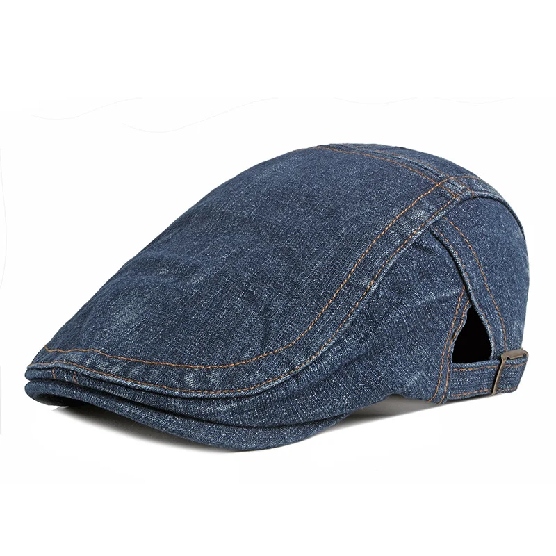Denim Newsboy Hats Adjustable  – Newsboy Cap Ivy recenzja i cena