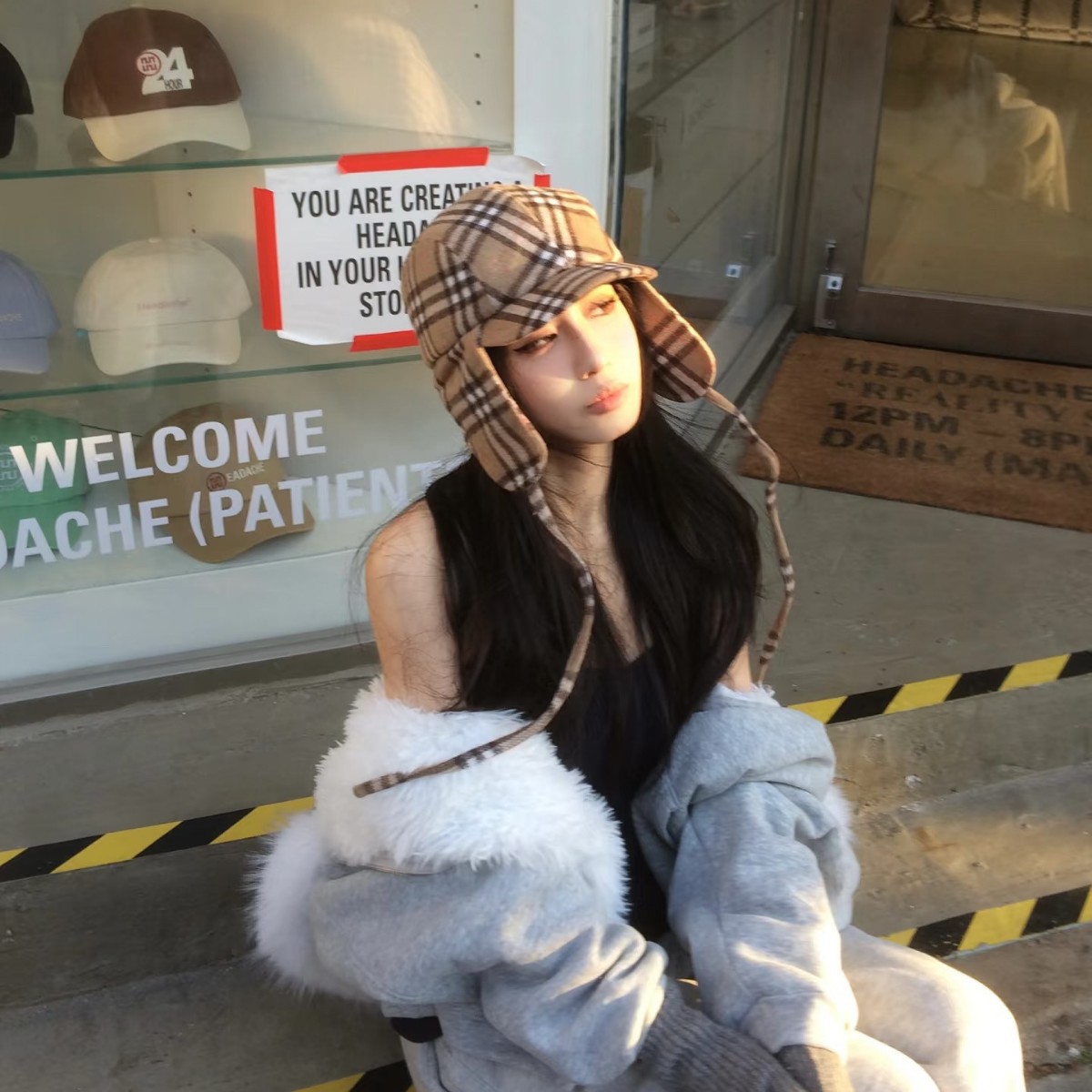 Women's New Winter Trapper Hat – Trapper Hat Ear Flap recenzja i cena
