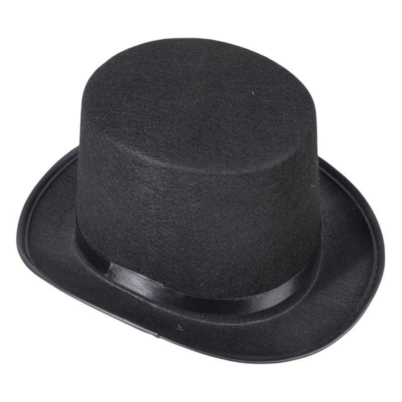 Retro Top Hat Magician Costume – Fedora Hat Wool recenzja i cena