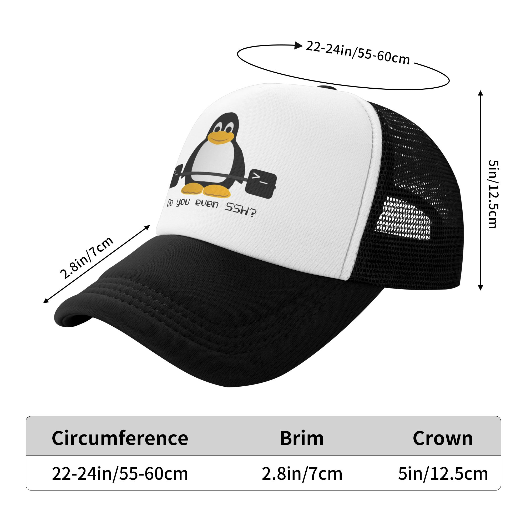 Do You Even Ssh  Mesh Sun Hats – Trucker Cap Mesh recenzja i cena