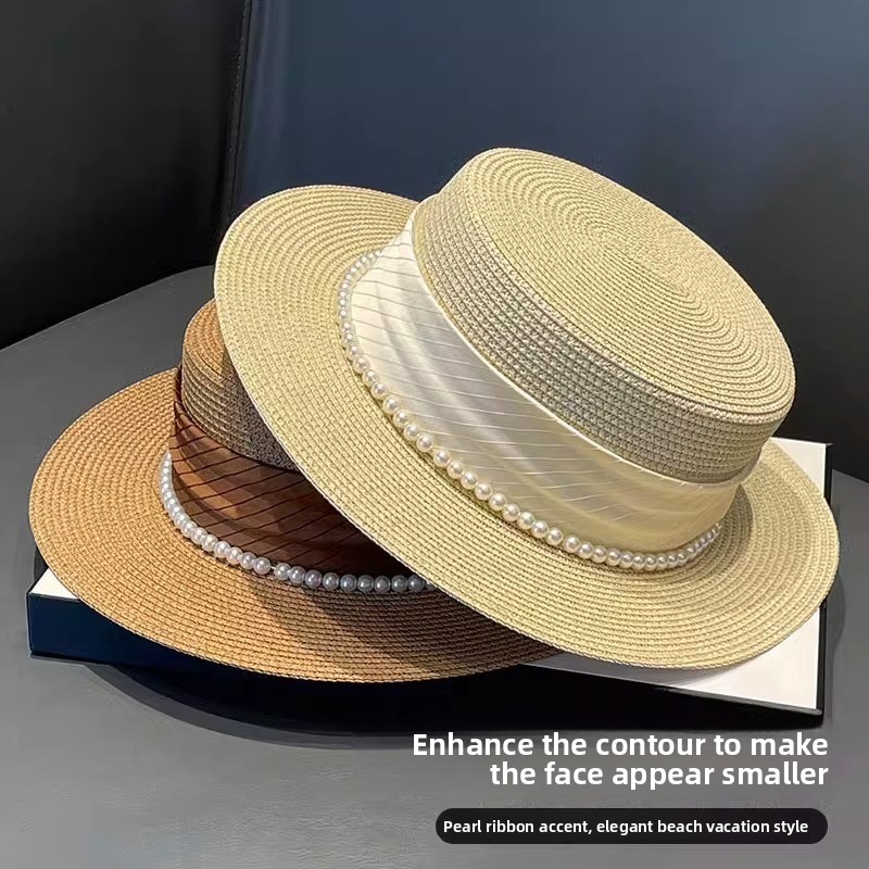 2025 New Style Hat Retro Flat  – Sun Hat Wide Brim recenzja i cena