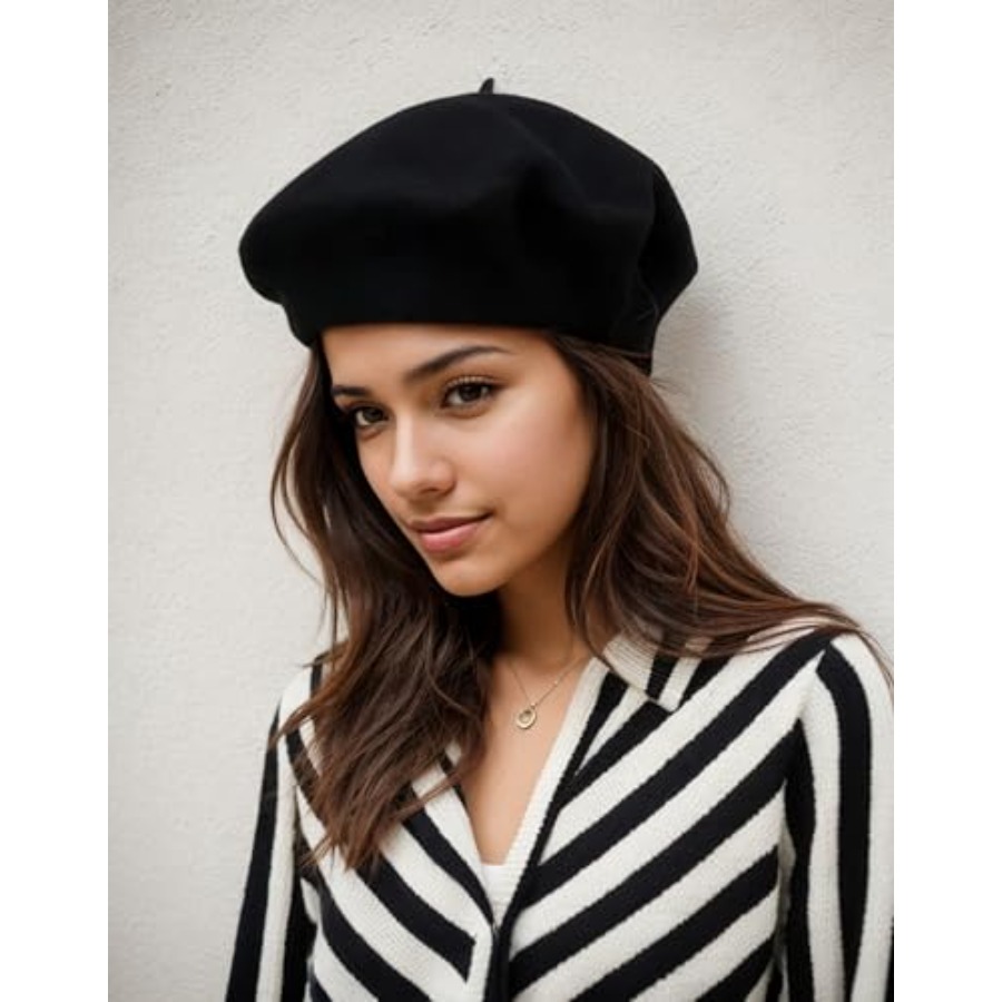 Women's ​​Beret Hats​​ - Frenc – Beret French Wool recenzja i cena