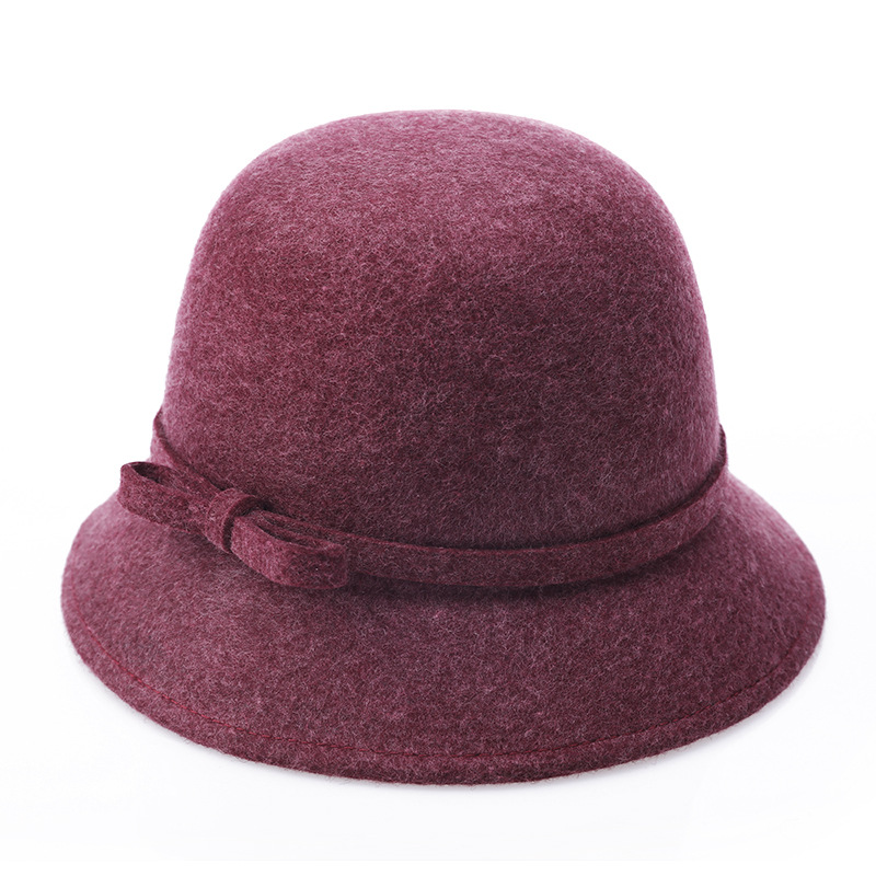 100% Real Wool Women Hats Autu – Fedora Hat Wool recenzja i cena
