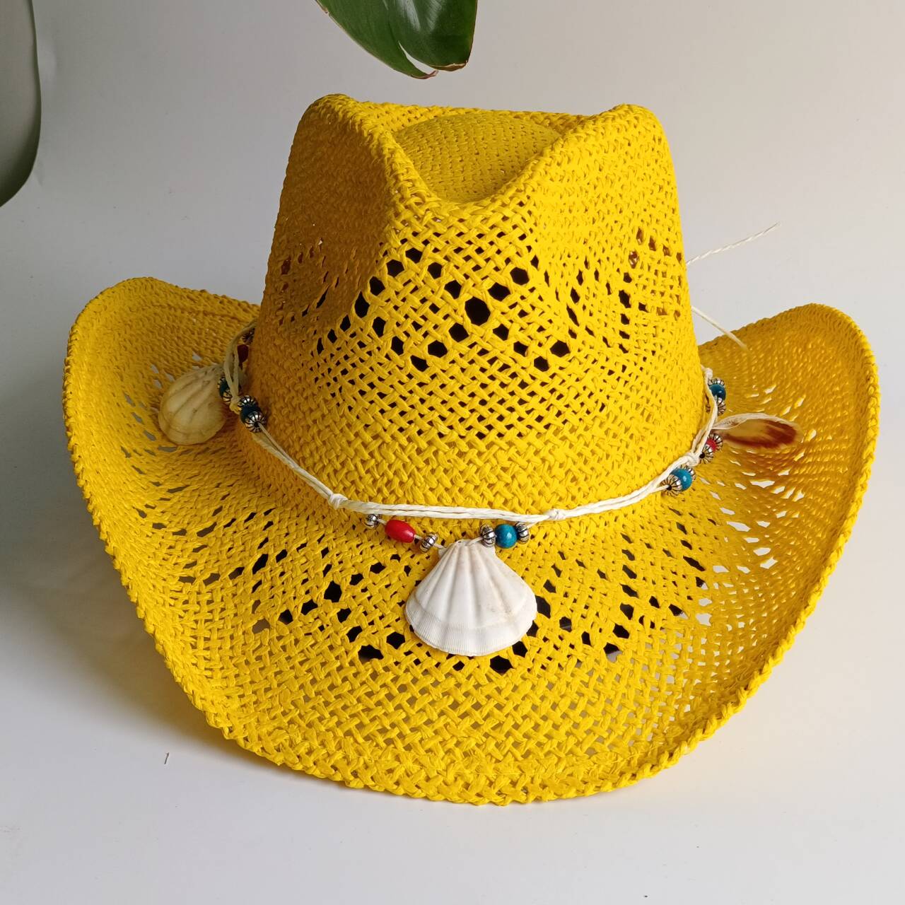 Bright yellow Cowboy Straw Hat – Cowboy Hat Straw recenzja i cena