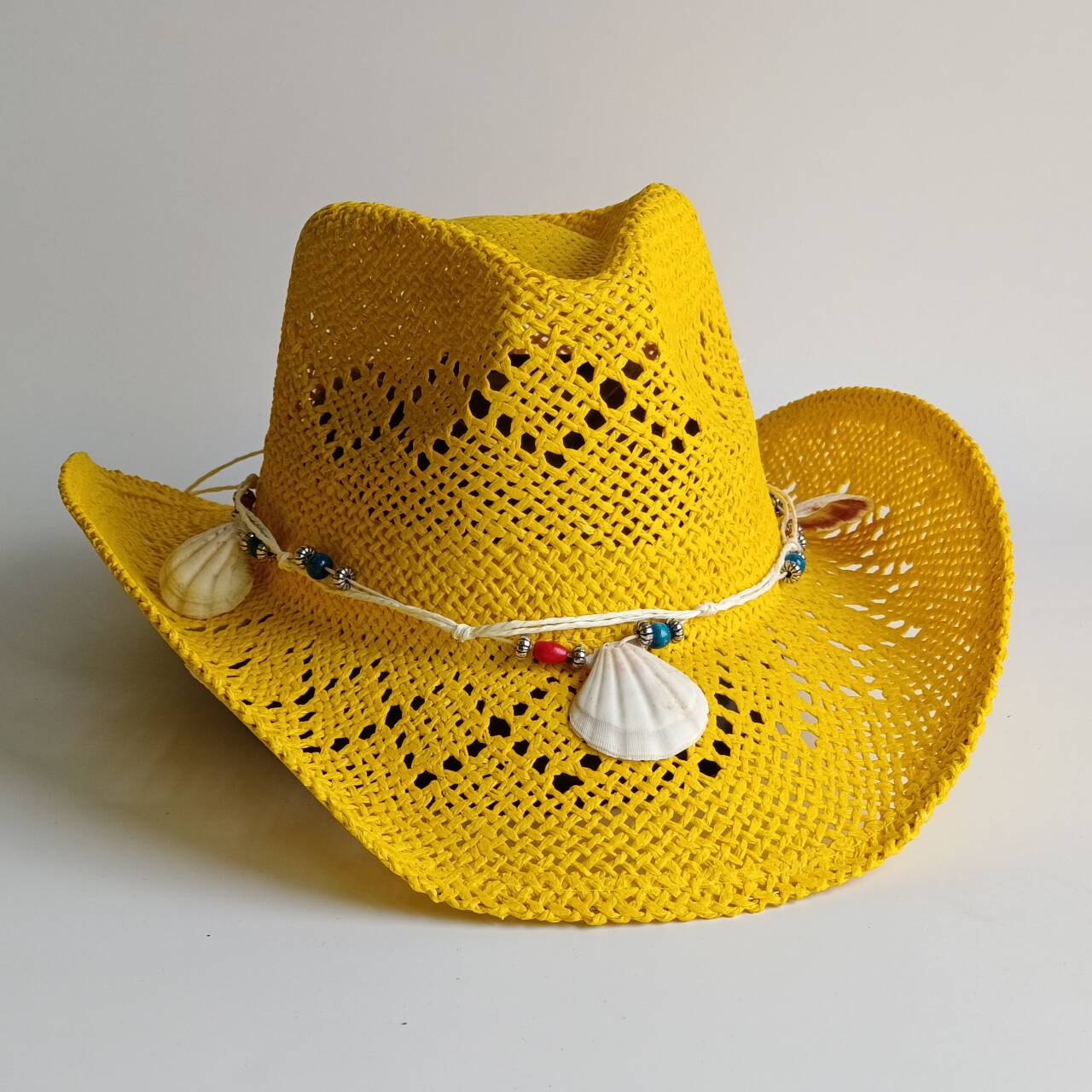 Bright yellow Cowboy Straw Hat – Cowboy Hat Straw recenzja i cena