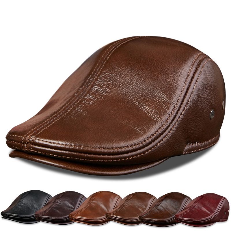 Genuine Cowhide Leather Men Be – Baseball Cap Structured recenzja i cena